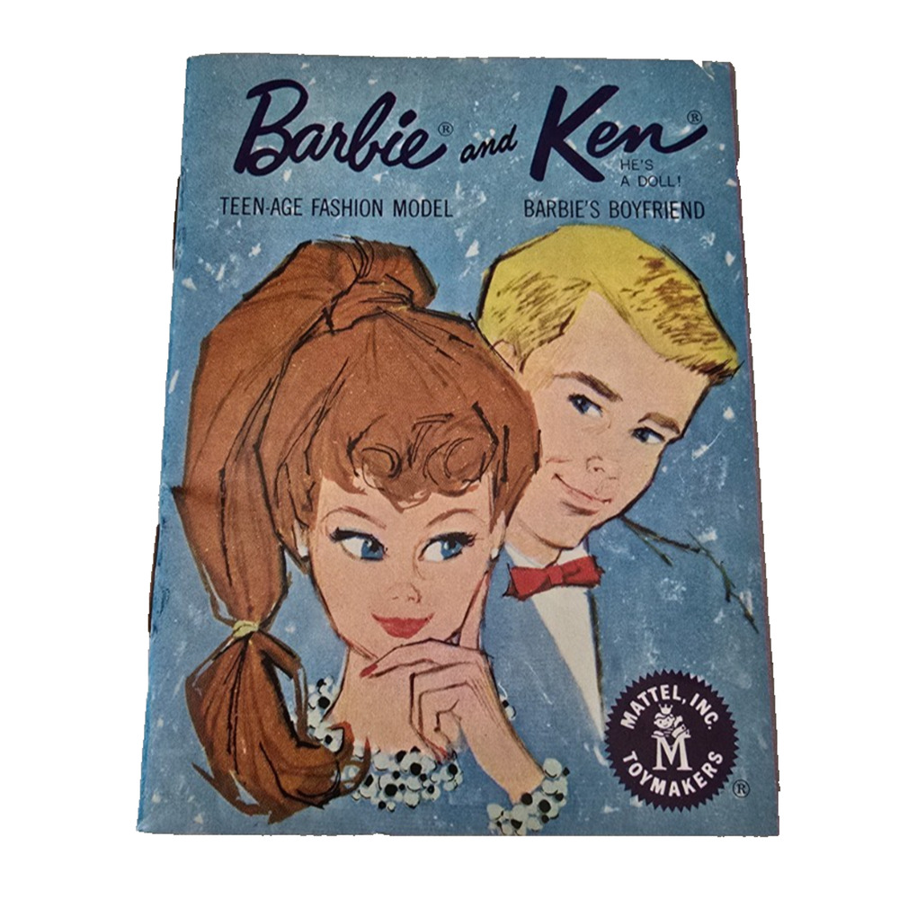 Variation 1962 Barbie Ken Doll Fashion Catalog Booklet Rare Mattel